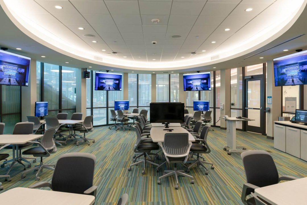 TruConnect IES av solutions for classrooms at Tulane Business School