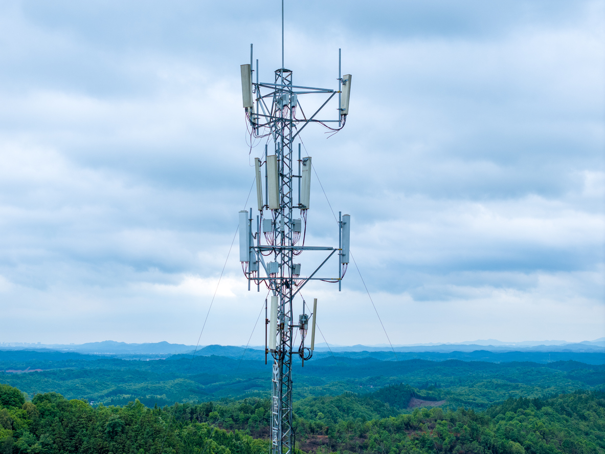 Communications tower supporting public safety radio and cellular network infrastructure